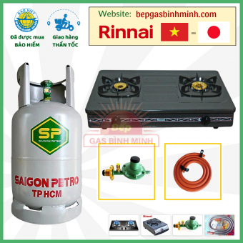 Combo Bộ Bình Bếp Gas RINNAI RV-375(G)N