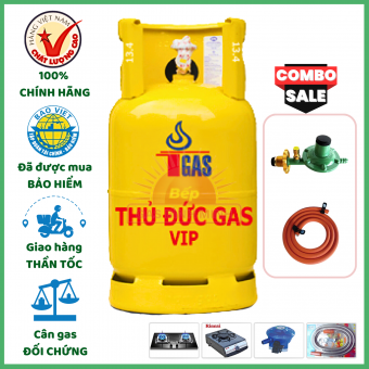 Combo Bộ Bình Gas Thủ Đức VIP Vàng 12kg Khuyến Mãi