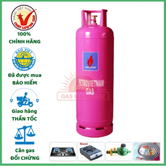 Bình Gas Petrovietnam Hồng 45Kg Chính Hãng Giao Tận Nơi