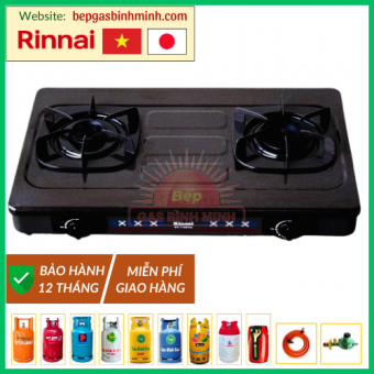 Bếp Gas Đôi Rinnai RV-715 Slim (G) Việt - Nhật