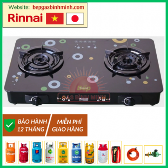 Bếp Gas Đôi Rinnai RV-715 Slim (GL-Bubble) Việt - Nhật