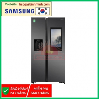 Tủ lạnh Samsung Inverter 616 lít Side By Side Family Hub RS64T5F01B4/SV 