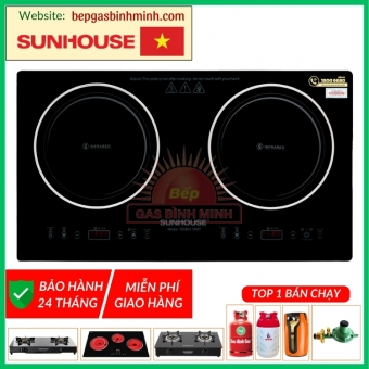 Bếp Hồng Ngoại Âm SUNHOUSE SHB9112MT 3600W