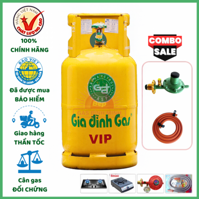 Combo Bộ Bình Gas Hướng Dương Vàng 12Kg Khuyến Mãi