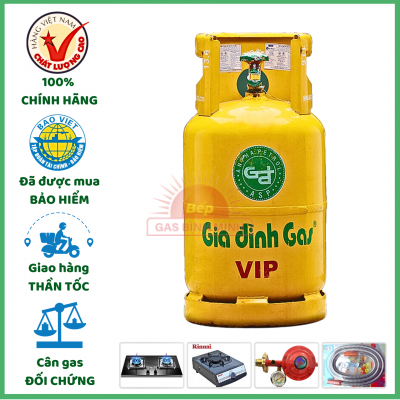 Gas Gia Đình Vàng 12Kg Giá Tốt Giao Tận Nơi