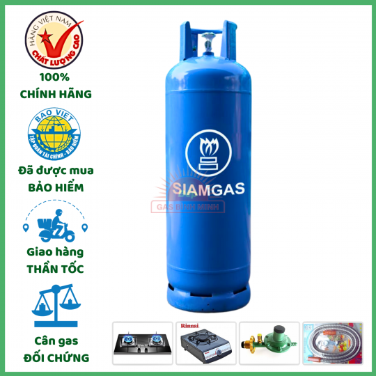 Bình Gas SIAM Van Ngang 45Kg Giá Tốt Giao Tận Nơi