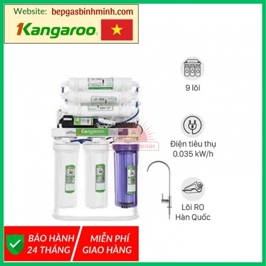 Máy lọc nước RO Kangaroo Hydrogen KGRP09HQ 9 lõi