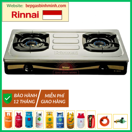 Bếp Gas Rinnai RI-602DI Nhập Khẩu Indonesia