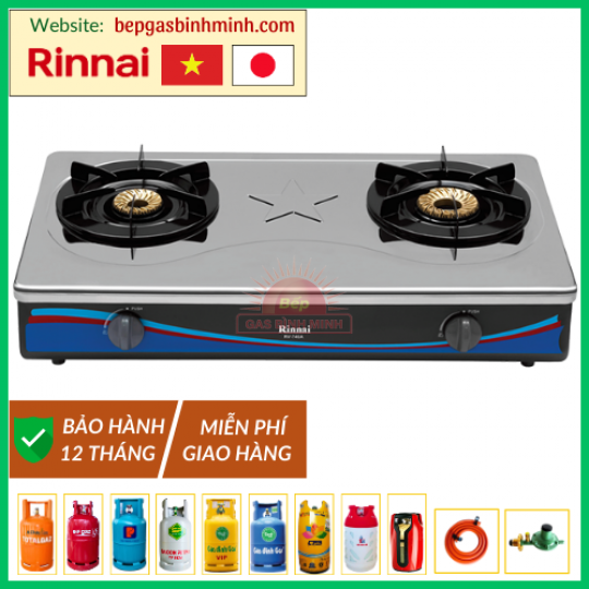 Bếp Gas Đôi Rinnai RV-740A(SMC) Việt - Nhật Chính Hãng