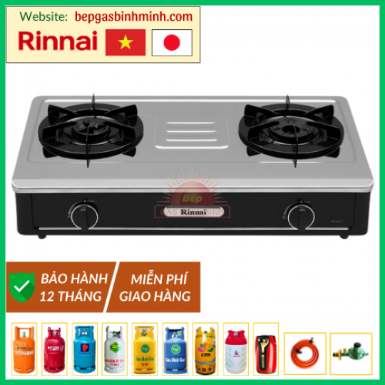 Bếp Gas Đôi Rinnai RV-A271B(S) Việt - Nhật