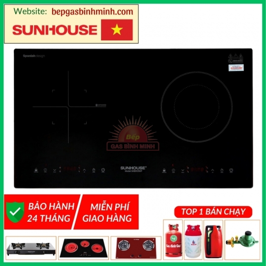 Bếp Từ Hồng Ngoại Âm SUNHOUSE SHB9105MT 3600W