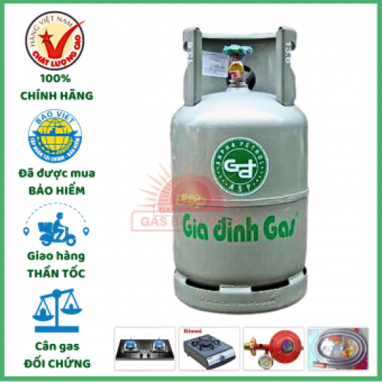 Bình Gas Xám Cả Vỏ 12KG